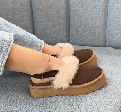 Suecos de Gamuza Slip-On con Peluche – Máxima Comodidad