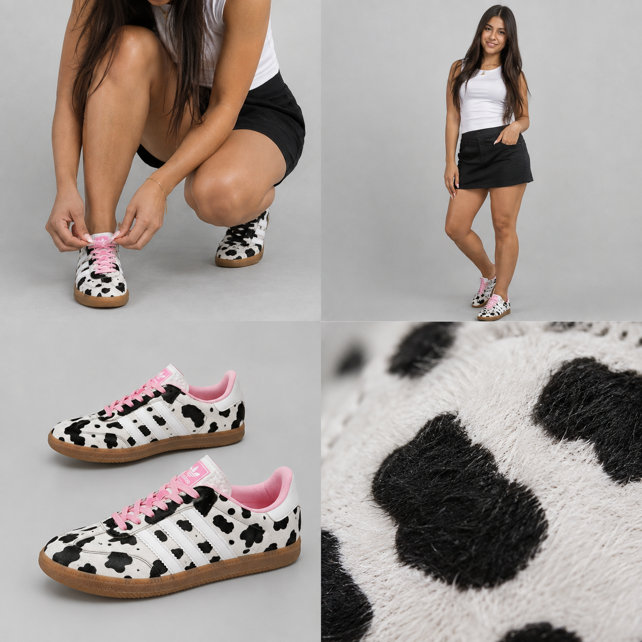 Tenis Vaquita Estilo Samba para Mujer | Doble Cordón