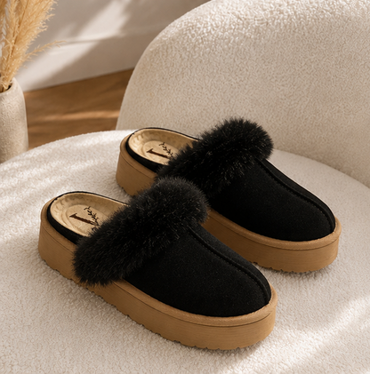 Suecos de Gamuza Slip-On con Peluche – Máxima Comodidad