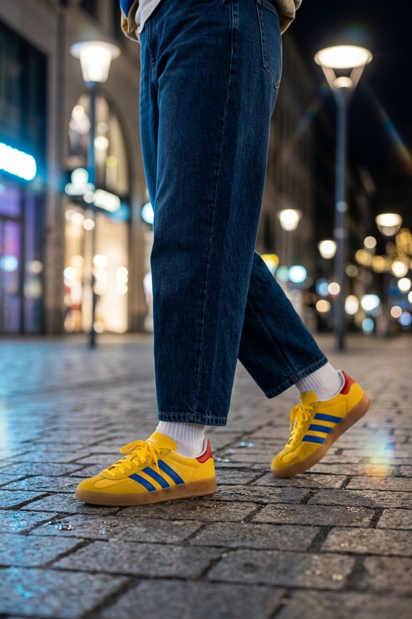 Tenis Retro Tricolor — Edición Selección Colombia