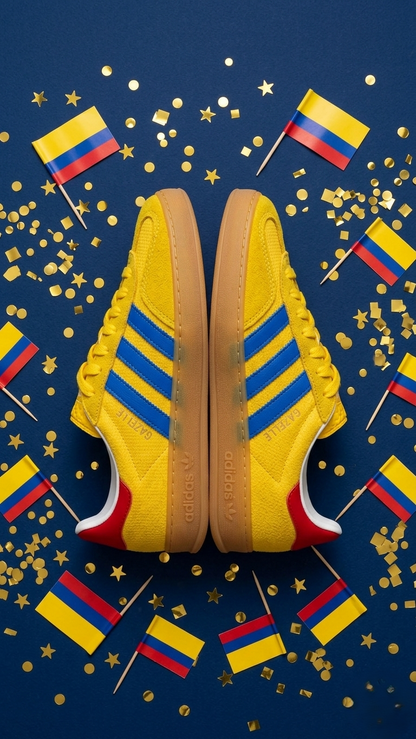 Tenis Retro Tricolor — Edición Selección Colombia