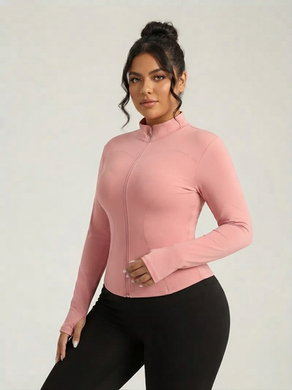 Chaqueta Deportiva Dama Elástica – Protección, Estilo y Comodidad