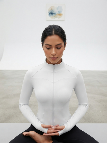 Chaqueta Deportiva Dama Elástica – Protección, Estilo y Comodidad