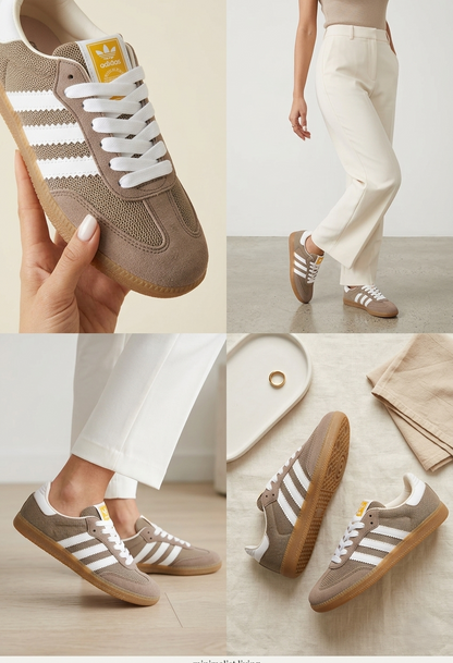Samba Urban – Estilo Clásico en Tonos Neutros