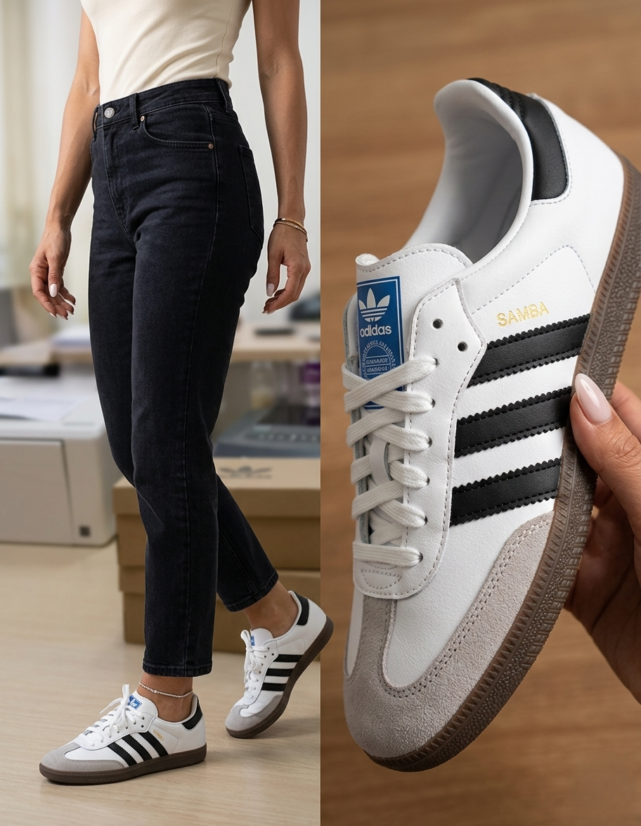 Samba Urban – Estilo Clásico en Tonos Neutros