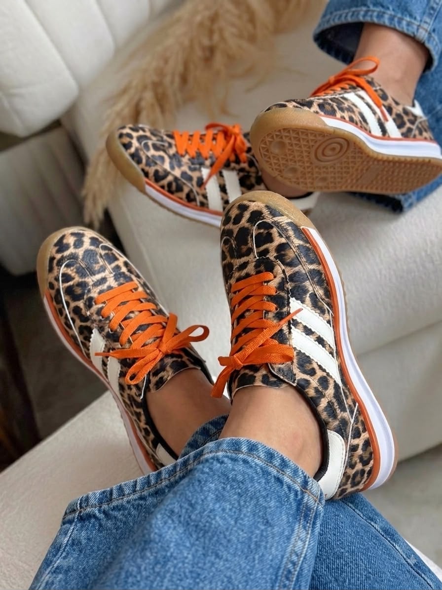 Tenis Animal Print Mujer | Deportivo Leopardo en Tendencia