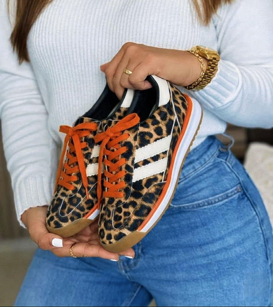 Tenis Animal Print Mujer | Deportivo Leopardo en Tendencia
