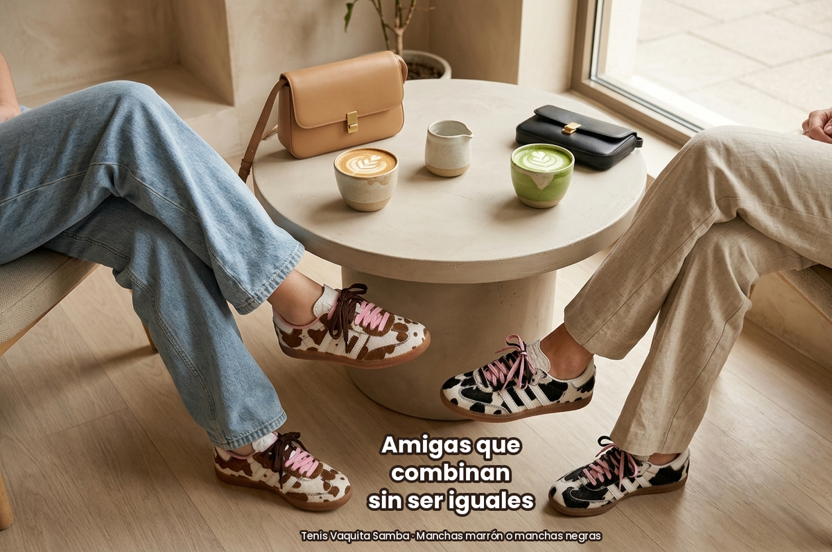 Tenis Vaquita Estilo Samba para Mujer | Doble Cordón