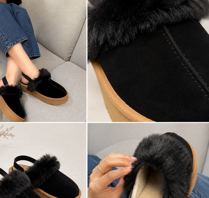 Suecos de Gamuza Slip-On con Peluche – Máxima Comodidad